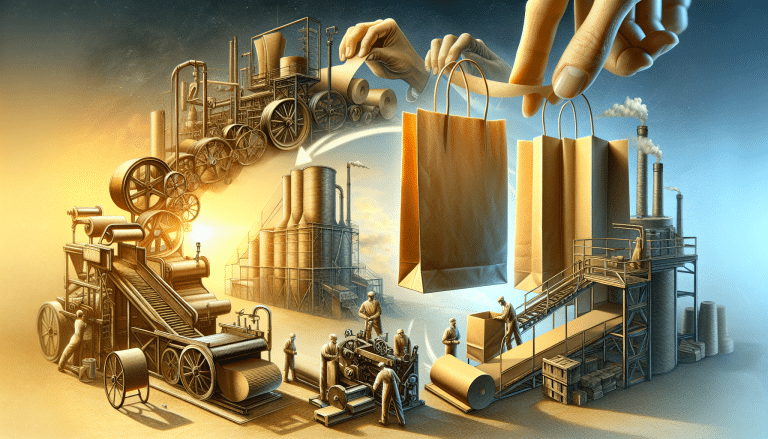 Illustrating the vibrant life cycle of paper bags